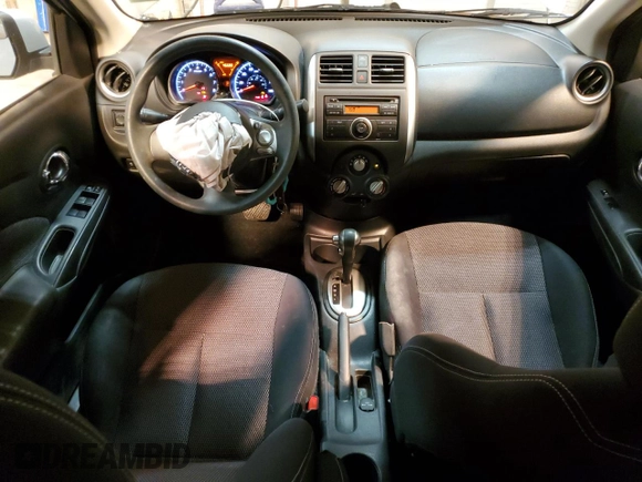 2014 Nissan Versa SV with VIN 3N1CN7AP4EK462163, listed as a Copart auction lot 50093255 with 46,680 mi miles and Salvage Title. Bid and sale history available at DreamBid. Image 8.
