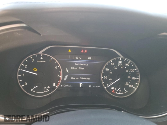 2019 Nissan Maxima SL с VIN 1N4AA6AV0KC382231, выставлен на аукционе Copart как лот 46753695 с пробегом 61 009 миль миль и Списание • Salvage title. История ставок и продаж доступна на DreamBid. Изображение 9.