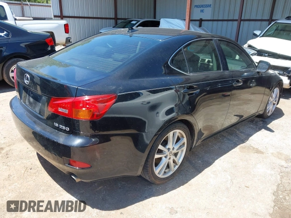 2008 Lexus IS 250 with VIN JTHBK262582071846, listed as a IAAI auction lot 42372708 with 171,953 mi miles and . Bid and sale history available at DreamBid. Image 4.