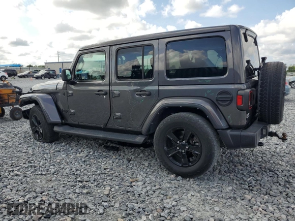 2021 Jeep Wrangler Unlimited Sahara с VIN 1C4HJXEG2MW729537, выставлен на аукционе Copart как лот 57131645 с пробегом 49 179 миль миль и Списание • Salvage title. История ставок и продаж доступна на DreamBid. Изображение 2.