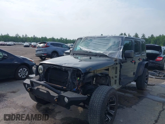 2016 Jeep Wrangler Unlimited Sport z VIN 1C4BJWDG4GL226180, wystawiony jako IAAI lot #42419561 z przebiegiem 76 522 mil mil oraz . Historia ofert i sprzedaży dostępna na DreamBid. Obrazek 2.