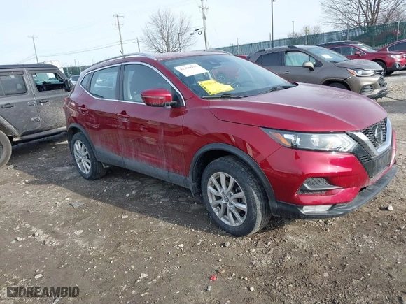 2020 Nissan Rogue Sport S with VIN JN1BJ1CW3LW383089, listed as a IAAI auction lot 41490935 with 41,108 mi miles. Bid and sale history available at carsss.com. Image 1.