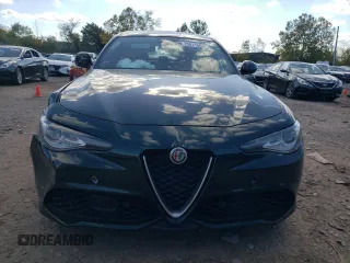 2020 Alfa Romeo Giulia Ti with VIN ZARFANBN7L7630175, listed as a Copart auction lot 75011584 with 0 mi miles and Salvage Title. Bid and sale history available at carsss.com. Image 5.