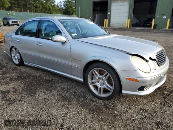 2005 Mercedes-Benz E-Class 5.5L AMG with VIN WDBUF76J55A775449, listed as a Copart auction lot 48429765 with 0 mi miles and Salvage Title. Bid and sale history available at carsss.com. Image 4.