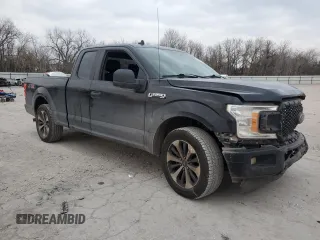 2020 Ford F-150 XL with VIN 1FTEX1CP7LKF02853, listed as a Copart auction lot 86289174 with Not Provided miles and Salvage Title. Bid and sale history available at DreamBid. Image 4.