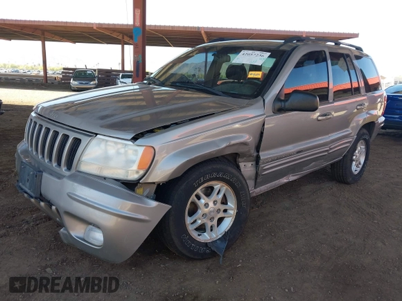2000 Jeep Grand Cherokee Limited z VIN 1J4GW58N1YC206992, wystawiony jako IAAI lot #42057236 z przebiegiem 183 986 mil mil oraz . Historia ofert i sprzedaży dostępna na DreamBid. Obrazek 17.