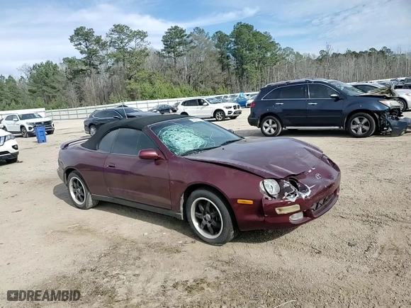 1999 Toyota Celica GT with VIN JT5FG02T1X0055351, listed as a Copart auction lot 45647655 with 176,003 mi miles and Salvage Title. Bid and sale history available at carsss.com. Image 11.