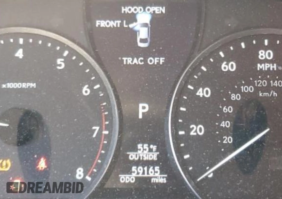 2016 Lexus LS 460 with VIN JTHBL5EF5G5141362, listed as a Copart auction lot 47226875 with 59,165 mi miles and Salvage title. Bid and sale history available at DreamBid. Image 9.