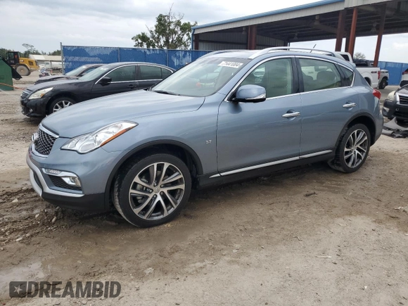 2016 Infiniti QX50 with VIN JN1BJ0RP8GM235709, listed as a Copart auction lot 71441004 with 43,348 mi miles and Salvage Title. Bid and sale history available at carsss.com. Image 1.
