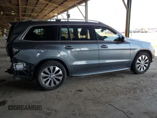 2017 Mercedes-Benz GLS 450 with VIN 4JGDF6EE8HA857966, listed as a Copart auction lot 48589635 with 82,496 mi miles and Salvage Title. Bid and sale history available at DreamBid. Image 3.