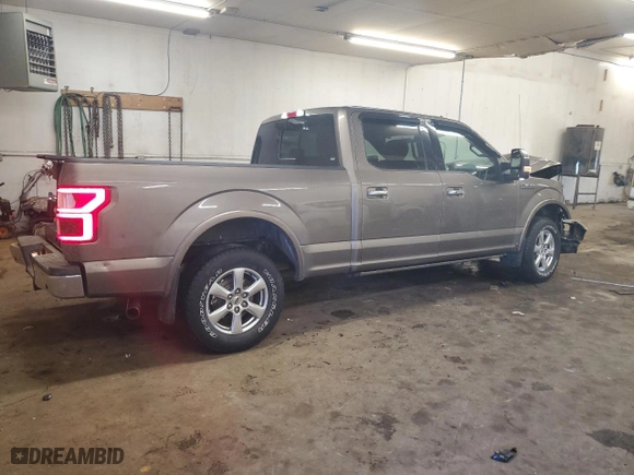 2020 Ford F-150 XL with VIN 1FTFW1E42LFC43739, listed as a Copart auction lot 45984225 with 61,705 mi miles and Salvage Title. Bid and sale history available at carsss.com. Image 3.