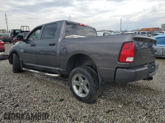 2017 Ram 1500 Express with VIN 1C6RR7KG4HS673333, listed as a Copart auction lot 50534295 with 106,666 mi miles and Salvage title. Bid and sale history available at DreamBid. Image 2.