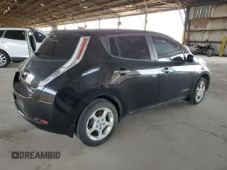 2013 Nissan LEAF SL with VIN 1N4AZ0CPXDC405554, listed as a Copart auction lot 52554505 with 65,153 mi miles and Clean Title. Bid and sale history available at DreamBid. Image 3.