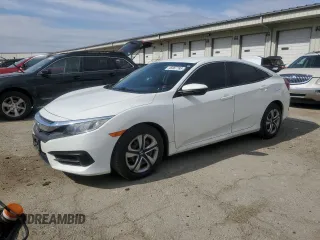 2016 Honda Civic Sedan LX with VIN 19XFC2F56GE007424, listed as a Copart auction lot 46987785 with 118,859 mi miles and Salvage Title. Bid and sale history available at carsss.com. Image 1.