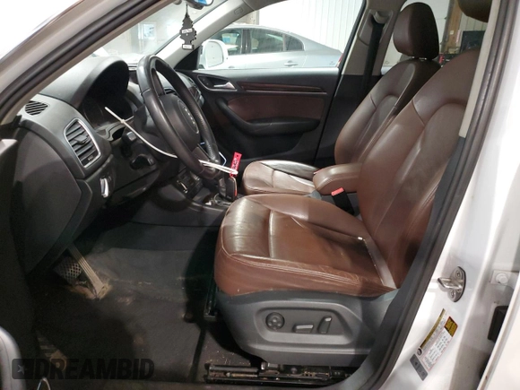 2015 Audi Q3 Prestige with VIN WA1GFCFS8FR012418, listed as a Copart auction lot 56099805 with 136,595 mi miles and Salvage title. Bid and sale history available at DreamBid. Image 7.