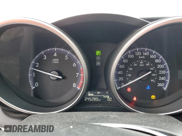 2012 Mazda 3 GX with VIN JM1BL1KF8C1556823, listed as a Copart auction lot 79887864 with 245,280 mi miles and Salvage Title. Bid and sale history available at carsss.com. Image 9.
