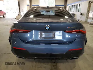 2021 BMW 4 Series M440i xDrive with VIN WBA13AR02MCF24680, listed as a Copart auction lot 43516895 with 48,195 mi miles and Salvage Title. Bid and sale history available at DreamBid. Image 6.