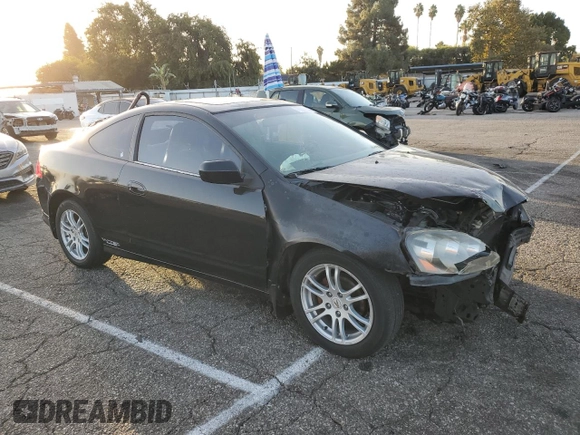 2006 Acura RSX with VIN JH4DC54846S020172, listed as a Copart auction lot 76637814 with 176,227 mi miles and Salvage Title. Bid and sale history available at carsss.com. Image 4.