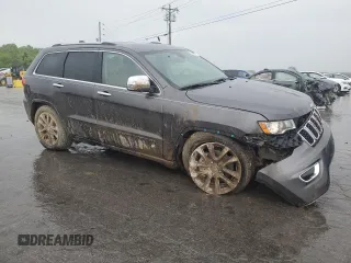 2018 Jeep Grand Cherokee Limited with VIN 1C4RJFBG6JC378311, listed as a Copart auction lot 53824985 with 96,596 mi miles and Salvage Title. Bid and sale history available at DreamBid. Image 4.