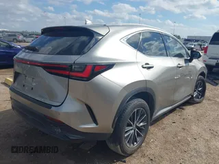 2024 Lexus NX with VIN 2T2GGCEZXRC038367, listed as a IAAI auction lot 41492159 with 34,753 mi miles. Bid and sale history available at carsss.com. Image 4.