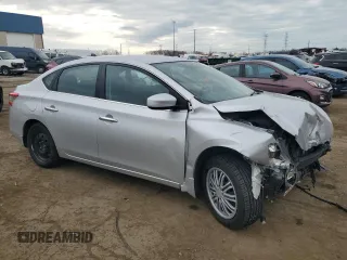 2014 Nissan Sentra S with VIN 3N1AB7AP8EL671772, listed as a Copart auction lot 51105295 with Not Provided miles and Salvage Title. Bid and sale history available at DreamBid. Image 4.