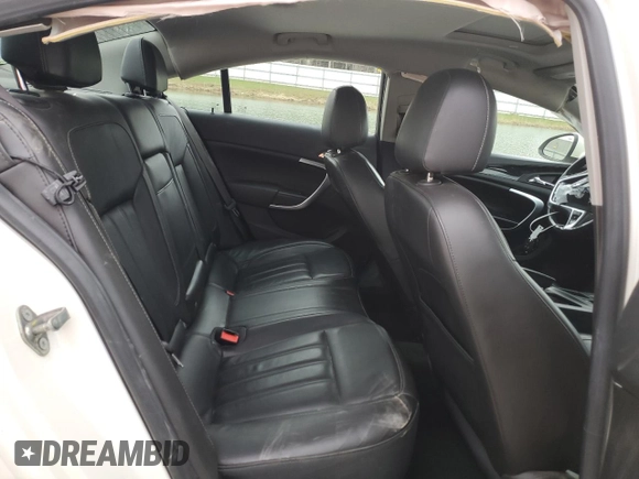 2013 Buick Regal Turbo Premium 1 with VIN 2G4GS5EV4D9176101, listed as a Copart auction lot 53747315 with 0 mi miles and Salvage Title. Bid and sale history available at carsss.com. Image 10.