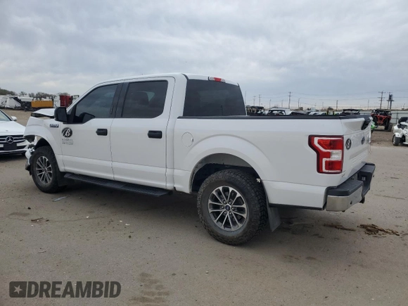 2018 Ford F-150 XL with VIN 1FTEW1E54JFA51448, listed as a Copart auction lot 49823785 with 95,996 mi miles and Salvage Title. Bid and sale history available at carsss.com. Image 2.