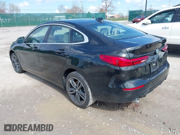 2022 BMW 2 Series 228i with VIN WBA53AK08N7K11703, listed as a IAAI auction lot 41849046 with 51,616 mi miles. Bid and sale history available at carsss.com. Image 3.