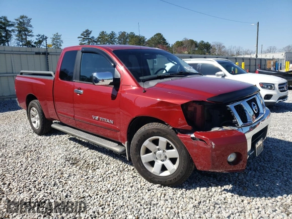 2006 Nissan Titan SE z VIN 1N6BA06A76N560001, wystawiony jako Copart lot #48565925 z przebiegiem 154 696 mil mil oraz Szkoda całkowita • Salvage title. Historia ofert i sprzedaży dostępna na DreamBid. Obrazek 4.