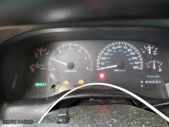 2000 Dodge Ram 1500 Work Special with VIN 1B7HC16X4YS637929, listed as a Copart auction lot 43531415 with 184,641 mi miles and Salvage Title. Bid and sale history available at carsss.com. Image 9.
