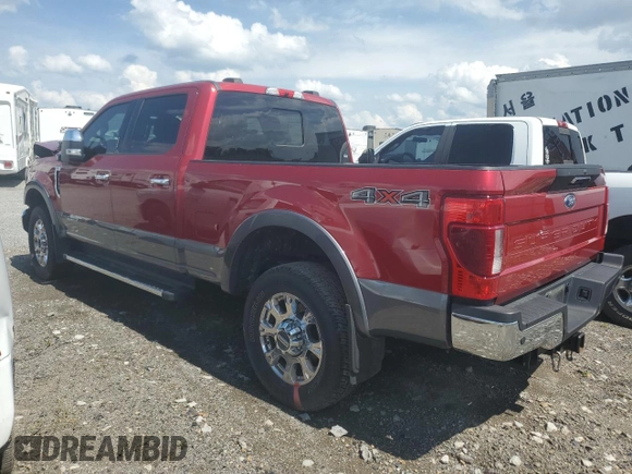 2022 Ford F-350 XL with VIN 1FT8W3BT2NEC84672, listed as a Copart auction lot 51667575 with Not provided miles and Salvage title. Bid and sale history available at DreamBid. Image 2.