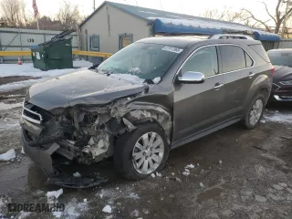 2010 Chevrolet Equinox LTZ with VIN 2CNFLFEY8A6405398, listed as a Copart auction lot 87917965 with 221,886 mi miles and Salvage Title. Bid and sale history available at carsss.com. Image 1.