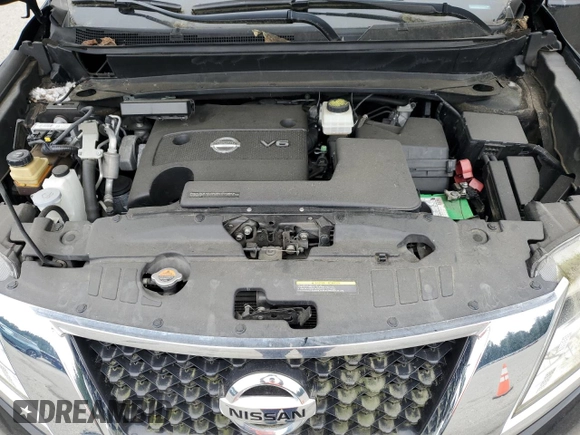 2015 Nissan Pathfinder SV with VIN 5N1AR2MM4FC675811, listed as a Copart auction lot 60629645 with 77,661 mi miles and Salvage title. Bid and sale history available at DreamBid. Image 12.