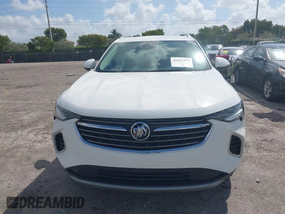 2021 Buick Envision Preferred with VIN LRBAZLR44MD073242, listed as a IAAI auction lot 41947075 with 31,335 mi miles and . Bid and sale history available at DreamBid. Image 12.