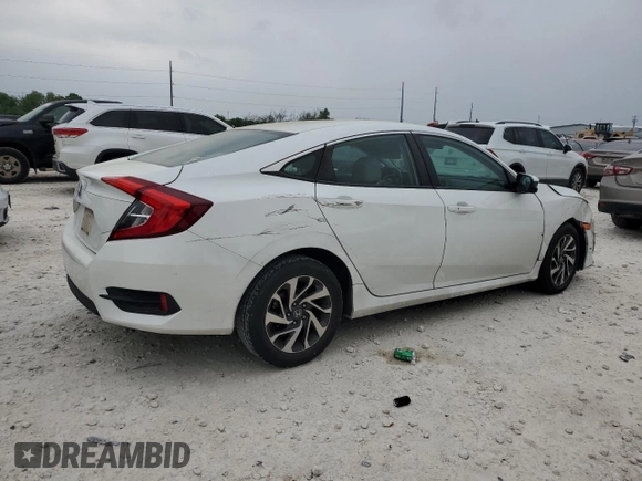 2016 Honda Civic Sedan EX with VIN 2HGFC2F88GH511795, listed as a Copart auction lot 51605205 with 124,450 mi miles and Clean Title. Bid and sale history available at carsss.com. Image 3.