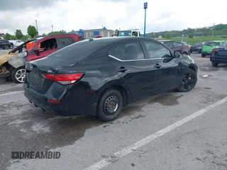 2024 Nissan Sentra SV with VIN 3N1AB8CV7RY284849, listed as a IAAI auction lot 42109824 with 23,426 mi miles and . Bid and sale history available at DreamBid. Image 4.