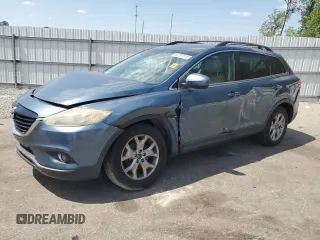 2014 Mazda CX-9 Touring with VIN JM3TB2CA2E0443207, listed as a Copart auction lot 53257315 with 97,228 mi miles and Salvage title. Bid and sale history available at DreamBid. Image 1.