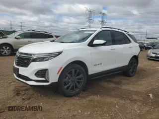 2022 Chevrolet Equinox RS with VIN 2GNAXWEV3N6136782, listed as a Copart auction lot 52973715 with 47,537 mi miles and Salvage title. Bid and sale history available at DreamBid. Image 1.