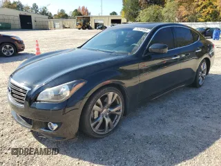 2013 Infiniti M37 with VIN JN1BY1AP2DM512430, listed as a Copart auction lot 78291964 with 239,217 mi miles and Salvage Title. Bid and sale history available at carsss.com. Image 1.