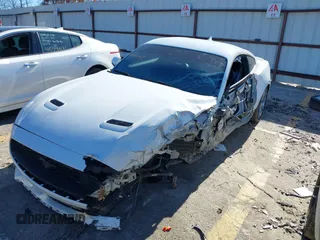 2021 Ford Mustang EcoBoost with VIN 1FA6P8TH0M5158309, listed as a IAAI auction lot 41045947 with 1 mi miles. Bid and sale history available at carsss.com. Image 2.