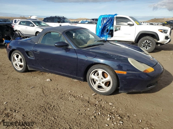 1998 Porsche Boxster with VIN WP0CA2987WU626225, listed as a Copart auction lot 87449074 with 122,804 mi miles and Clean Title. Bid and sale history available at carsss.com. Image 4.