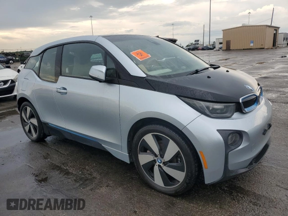 2014 BMW i3 with VIN WBY1Z2C55EV283937, listed as a Copart auction lot 62483935 with Not provided miles and Clean title. Bid and sale history available at DreamBid. Image 4.
