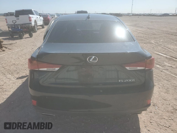 2017 Lexus IS 200t z VIN JTHBA1D24H5045236, wystawiony jako Copart lot #52463165 z przebiegiem 80 430 mil mil oraz Szkoda całkowita • Salvage title. Historia ofert i sprzedaży dostępna na DreamBid. Obrazek 6.
