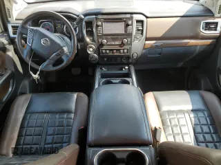 2016 Nissan Titan XD Platinum Reserve with VIN 1N6BA1F47GN511284, listed as a Copart auction lot 63860634 with 122,437 mi miles and Non Repairable. Bid and sale history available at carsss.com. Image 8.