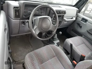 1998 Jeep Wrangler SE with VIN 1J4FY29P2WP776252, listed as a Copart auction lot 46415865 with 96,215 mi miles and Salvage Title. Bid and sale history available at carsss.com. Image 8.
