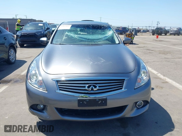 2015 Infiniti Q40 with VIN JN1CV6AP8FM580471, listed as a IAAI auction lot 42055612 with 64,494 mi miles. Bid and sale history available at carsss.com. Image 12.