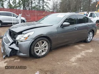 2013 Infiniti G37 Journey with VIN JN1CV6AP2DM726053, listed as a IAAI auction lot 41500122 with 119,409 mi miles. Bid and sale history available at carsss.com. Image 2.