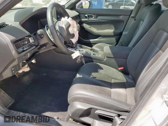 2024 Honda Civic Sedan Sport with VIN 2HGFE2F52RH576581, listed as a Copart auction lot 50894345 with 7,495 mi miles and Salvage Title. Bid and sale history available at carsss.com. Image 7.