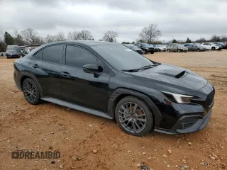2022 Subaru WRX GT with VIN JF1VBAU65N8024751, listed as a Copart auction lot 44621315 with 42,999 mi miles and Salvage title. Bid and sale history available at DreamBid. Image 4.