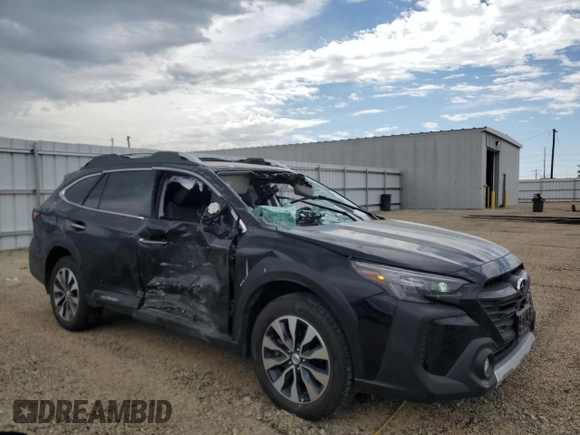 2023 Subaru Outback Touring XT with VIN 4S4BTGPD8P3190670, listed as a Copart auction lot 57247325 with 25,275 mi miles and Salvage title. Bid and sale history available at DreamBid. Image 4.